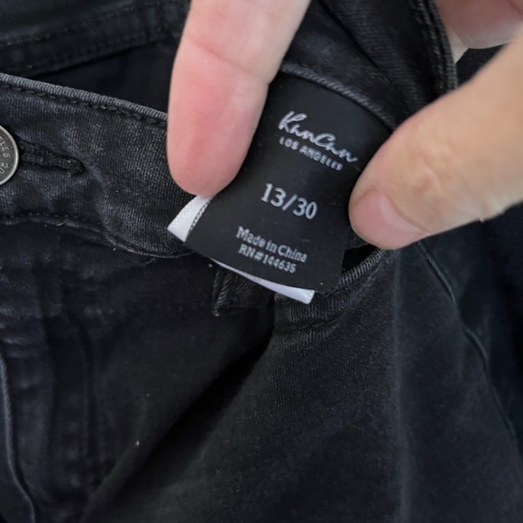 Kancan black jeans with distressed hems - Picture 4 of 6